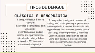 TIPOS DE DENGUE
 