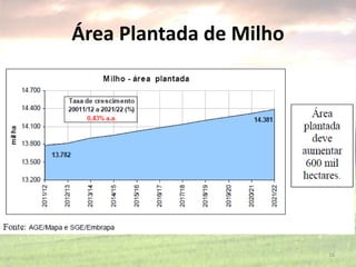 Área Plantada de Milho
16
 