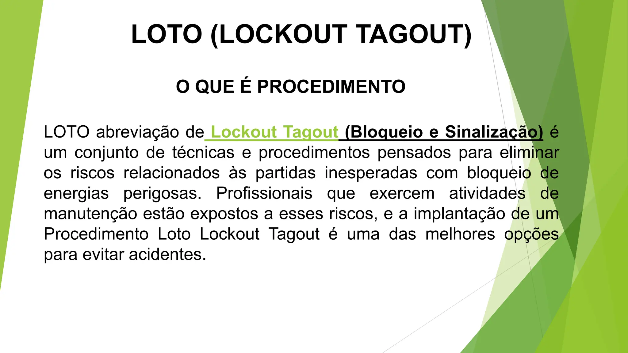 Apresentação de Procedimento TAGOUT LOCKOUT.pptx