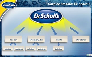 Linha de Produtos Dr. Scholl’s For Her Massaging Gel Tecido Palmilhas Acessórios Palmilhas Acessórios Protetores Palmilha 