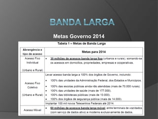Metas Governo 2014
 