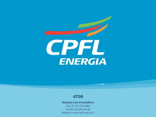 Apresentação de Resultados 4T09