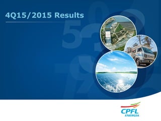 4Q15/2015 Results
 