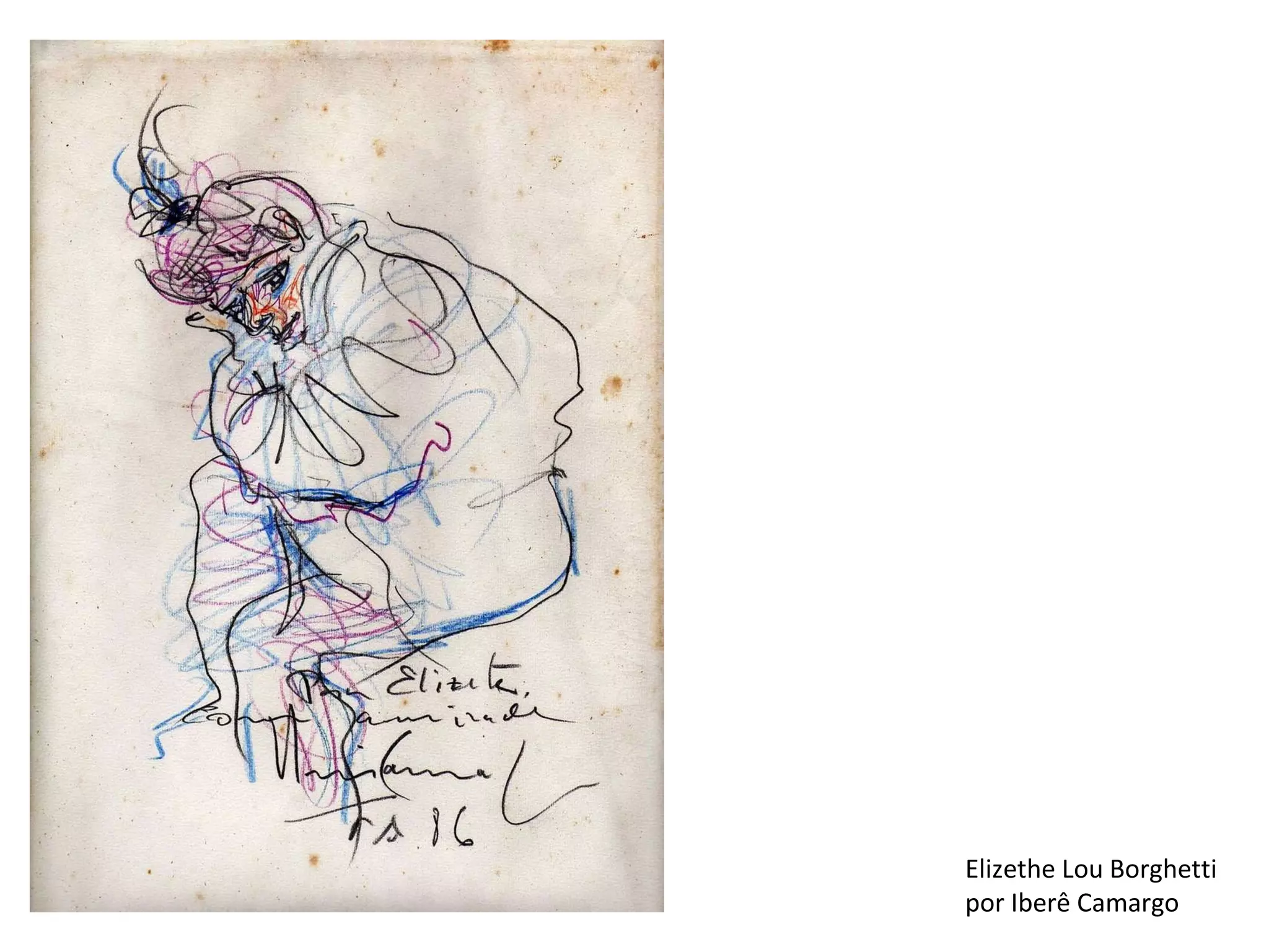 Elizethe Lou Borghetti  por Iberê Camargo 