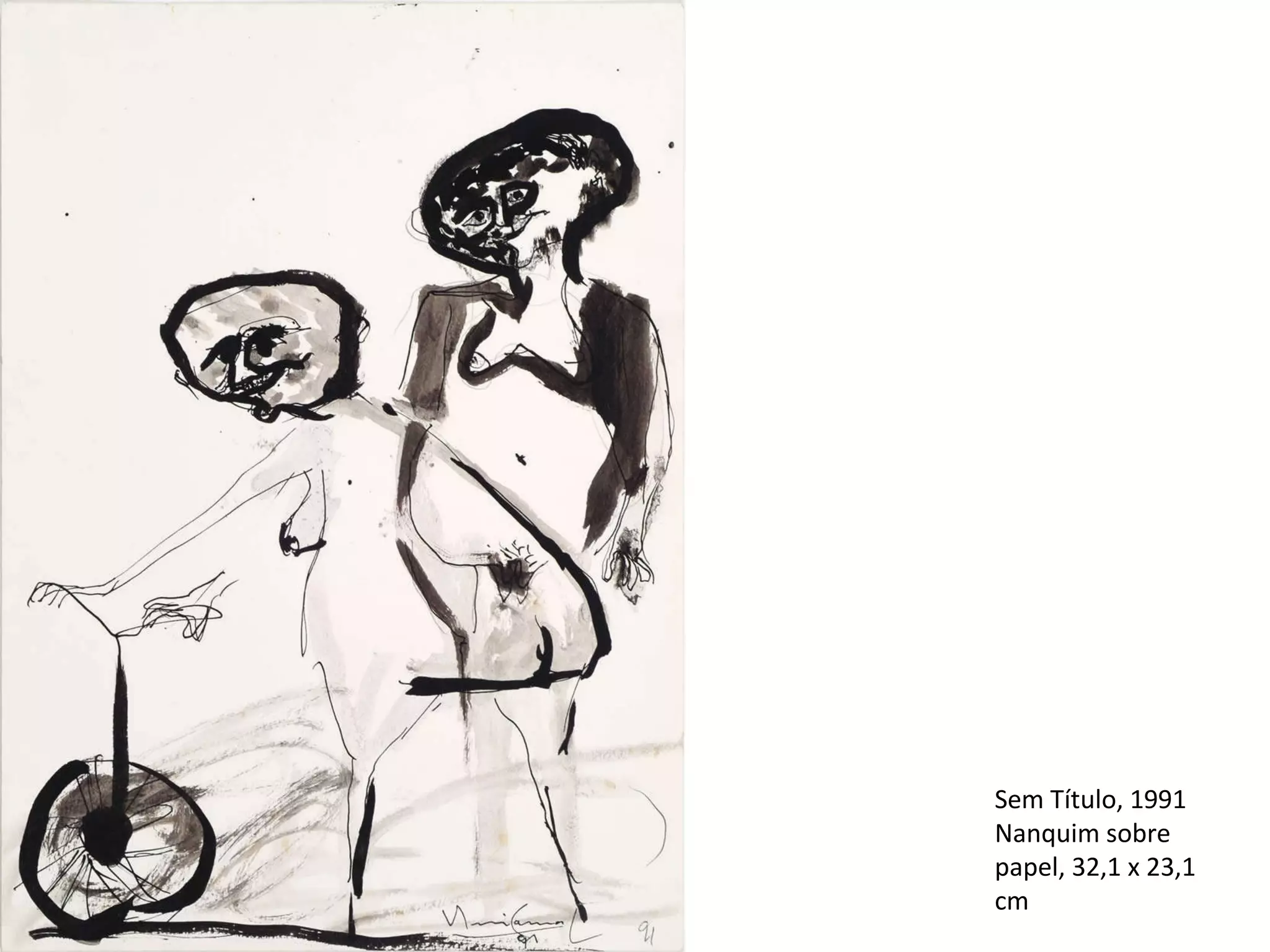 Sem Título, 1991 Nanquim sobre papel, 32,1 x 23,1 cm 