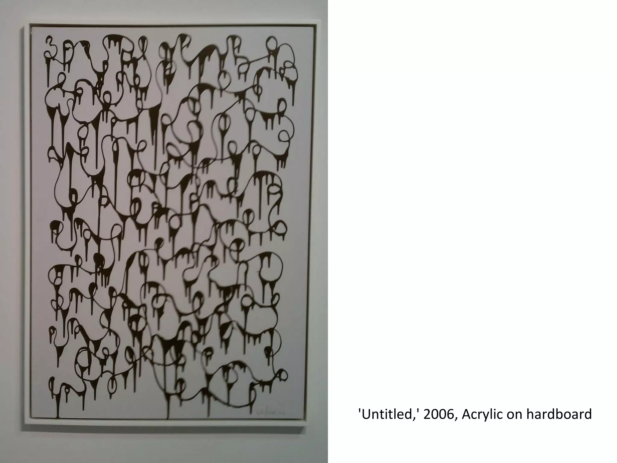 'Untitled,' 2006, Acrylic on hardboard 