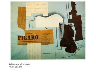 Collage and ink on paper 46.7 x 62.5 cm 