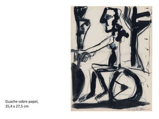 Guache sobre papel,  35,4 x 27,5 cm 