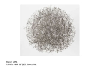   Planet . 1979.  Stainless steel, 51" (129.5 cm) diam.  