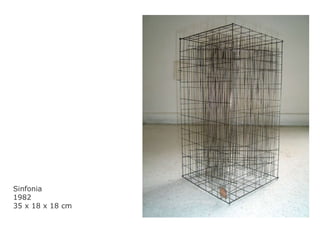 Sinfonia 1982 35 x 18 x 18 cm 