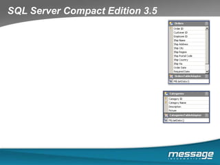 API´S de interação com o dispositivoMicrosoft.WindowsMobile.PocketOutlookOutlookSession outlookSession = new OutlookSession();cmbContatos.DataSource = outlookSession.Contacts.Items;cmbContatos.DisplayMember = "FirstName";cmbContatos.ValueMember = "ItemId“;Carregandooscontatos...