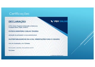 Certificações
 