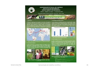 9/10/13	
  8:02	
  PM	
   40	
  Apresentação	
  de	
  trabalhos	
  cien3ﬁcos	
  
 