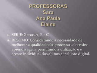 DESAFIOS, DIFICULDADES E SOLUÇÕES		Os desafios tem sido muitos. Na prática em sala de aula cada dia é algo que temos que superar. Professores ainda não são tão capacitados nessa prática e enfrentam os desafios junto com seus alunos no dia-a-dia.		Esse processo dessa nova forma de estudo são feitos em conjunto e todos tem se adaptado nessa imersão de novos conhecimento.		As soluções são encontradas na própria prática, enquanto fazemos, descobrimos como fazer, aonde procurar respostas e nas aulas teóricas.		Possibilita aos alunos a produzir conhecimento e pra melhor forma alcançar níveis mais viáveis.		Com certeza veio para complementar a educação e revolucionar práticas. Todo trabalho novo oferece novas dificuldades, mas nada que não será resolvido.