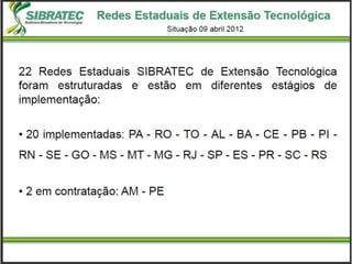 Reunião 26/06/2012 - Slides Sibratec