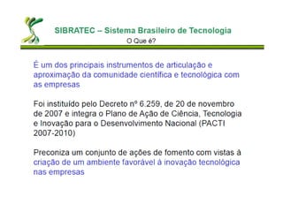 Reunião 26/06/2012 - Slides Sibratec