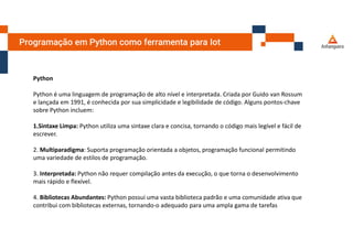 Programação Python na Iot | PPT