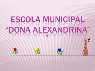 Escola municipal “dona alexandrina” 