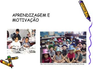 APRENDIZAGEM E MOTIVAÇÃO 