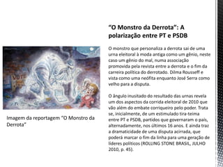 Imagem da reportagem “O Monstro da
Derrota”
 