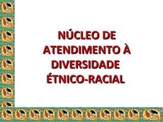NÚCLEO DENÚCLEO DE
ATENDIMENTO ÀATENDIMENTO À
DIVERSIDADEDIVERSIDADE
ÉTNICO-RACIALÉTNICO-RACIAL
 