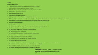 2º Parte:
Para discussão de pesquisa:
1. Que comentários já ouviu falar sobre as qualidades e os defeitos do Windows?
• 1. Sem verdadeira multitarefa - apps estão congelados no fundo.
• 2. Sem Divx / Xvid suporte codec de vídeo. Zune irá converter com perda de qualidade.
• 3. Sem modo de armazenamento em massa.
• 4. Não há suporte a cartão micro-SD.
• 5. Só suporta até 16GB de armazenamento.
• 6. Sem gerenciador de arquivos. Sistema de diretório é totalmente opaco.
• 7. Necessita de Zune para transferir arquivos. Zune só transferir fotos, vídeos e música. Todos os outros arquivos precisam enviar e-mail / upload para si mesmo.
• 8. Seus detalhes de contato são automaticamente enviados para serviço de nuvem, quer você goste ou não.
• 9. Limitado a resolução de 800x480.
• 10. Sem hotspot wi-fi.
• 11. Não é possível usar qualquer arquivo MP3 como ringtone, exceto aqueles com restrições rigorosas.
• 12. Não é possível definir o endereço IP estático para nenhuma conexão com redes ad-hoc.
• 13. Não há suporte a VPN para este "corporativa da empresa" telefone.
• 14. Não é possível sincronizar com o Outlook.
• 15. Totalmente fechado OS, não pode aplicações sideload fora MS Marketplace.
• 16. Tamanho da fonte sistema não pode ser alterado.
• 17. Imagens e fotos não podem ser renomeados no telefone.
• 18. Conta Windows Live ID não pode mudar país depois de configurado.
• 19. Nenhuma página notificação centralizada.
• 20. Despertador não pode trabalhar quando o telefone está desligado. Todos os Symbian da Nokia e telefones MeeGo pode fazer isso.
• 21. A tela ociosa é completamente em branco e não pode exibir o tempo ou notificações.
• 22. Somente fotos permitidas como anexos de e-mail, documentos não permitidos.
• 23. Bluetooth não pode transmitir para dispositivos de audio do carro (não RSAP).
Legenda: Aqui fala, sobre o que ele tem de
Windows tem de qualidade e o ele tem de
defeito.
 