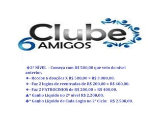 Apresentação do clube 6 amigos