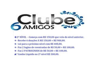 Apresentação do clube 6 amigos