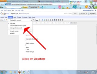 Clique em Visualizar
 