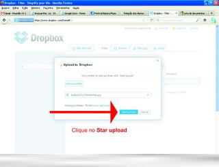 Clique no Star upload
 