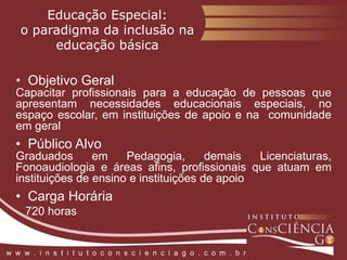  Cursos de Formação e         	Extensão Profissionalw  w  w  .  i  n  s  t  i  t  u  t  o  c  o  n  s  c  i  e  n  c  i  a  g  o  .  c  o  m  .  b  r