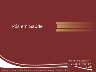 Docência universitária  Objetivo GeralPropiciar o aprendizado e a formação pedagógica aos portadores de diploma em graduação superior, sem licenciatura e habilitação legal para a docência, para atuarem no ensino superior, conferindo-lhes o instrumental técnico necessário ao exercício profissional pertinente ao universo acadêmico  Público AlvoPortadores de diploma em graduação superior, sem licenciatura e habilitação para a docência universitária  Carga Horária    420 horasw  w  w  .  i  n  s  t  i  t  u  t  o  c  o  n  s  c  i  e  n  c  i  a  g  o  .  c  o  m  .  b  r