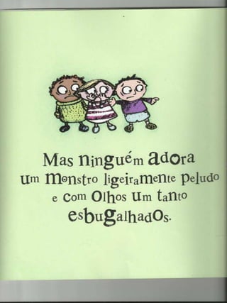 Apresentação do livro um monstro