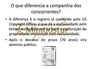 Como a companhia ganhará dinheiro
            (parte 3)
• 3) Produzindo o ©Mimbdstar.
• Como? A empresa cliente poderá optar para
  que a nossa empresa produza o
  ©Mimbdstar, vídeos, textos, que podem ser
  realizados pela empresa cliente ou com os
  dados por ela fornecidos.
 