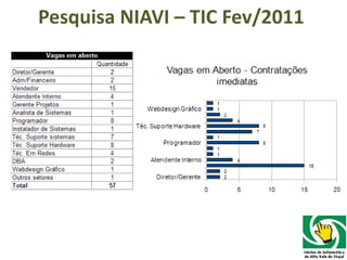 Pesquisa NIAVI – TIC Fev/2011 