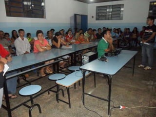 Apresentação do plano de ação para diretor e