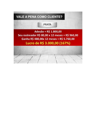 Apresentação do plano de investimento