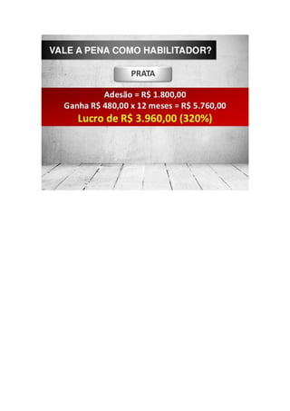 Apresentação do plano de investimento