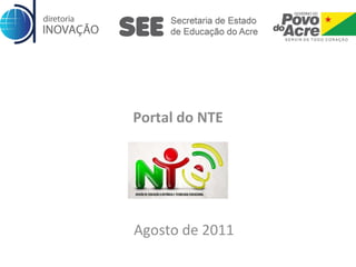 Portal do NTE Agosto de 2011 