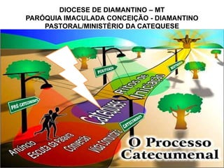 DIOCESE DE DIAMANTINO – MT
PARÓQUIA IMACULADA CONCEIÇÃO - DIAMANTINO
PASTORAL/MINISTÉRIO DA CATEQUESE
 