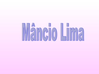 Mâncio Lima 