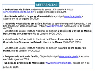  Recomendação do Ministério da Saúde: