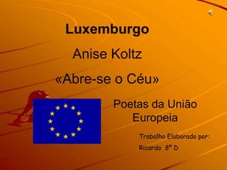 Bibliografia http://www.discoverireland.com/pt/about-ireland/culture/Sabia que…?O Departamento de Folclore Irlandês da Universidade de Dublin tem registos de mais de 100.000 contos, mitos e lendas, a maior colecção do seu género no Mundo. http://texto-al.blogspot.com/2009/02/instante-um-poema-de-samuel-beckett.htmlhttp://images.google.pt/images?hl=ptPT&um=1&sa=1&q=samuel+beckett&aq=8&o=samuel