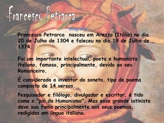  Os temas centrais da sua poesia eram o amor e a liberdade. 