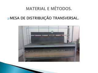  MESA   DE DISTRIBUIÇÃO TRANSVERSAL.
 