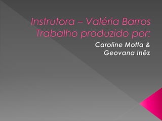 Apresentação do trabalho26