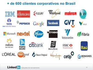 + de 600 clientes corporativos no Brasil

Soluções de recrutamento

30

 