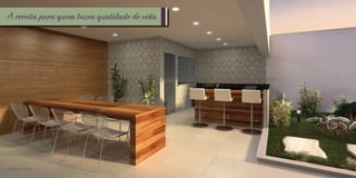 A receita para quem busca qualidade de vida.

• ESPAÇO GOURMET

 