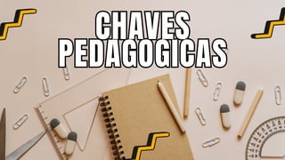 CHAVES
PEDAGOGICAS
CHAVES
PEDAGOGICAS
 