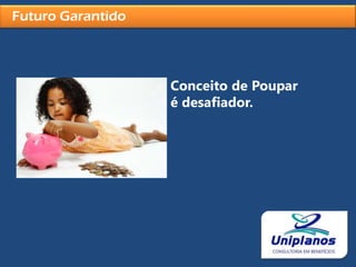 Futuro GarantidoVagas Publicas:1 milhão 250 milVagas Privadas:3 milhões 639 milFonte: MEC / UNESCO / Sindicato das Empresas de Ensino Superior de São Paulo